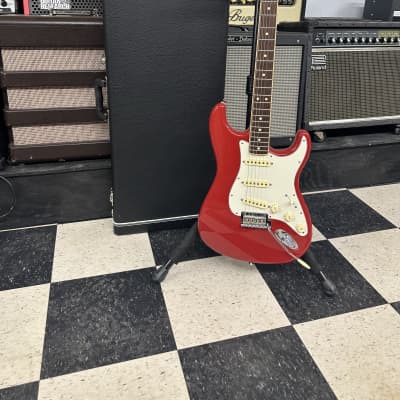 Fender Limited Edition American Standard Stratocaster Channel Bound 2014 - Dakota Red 60th Anniversary for sale