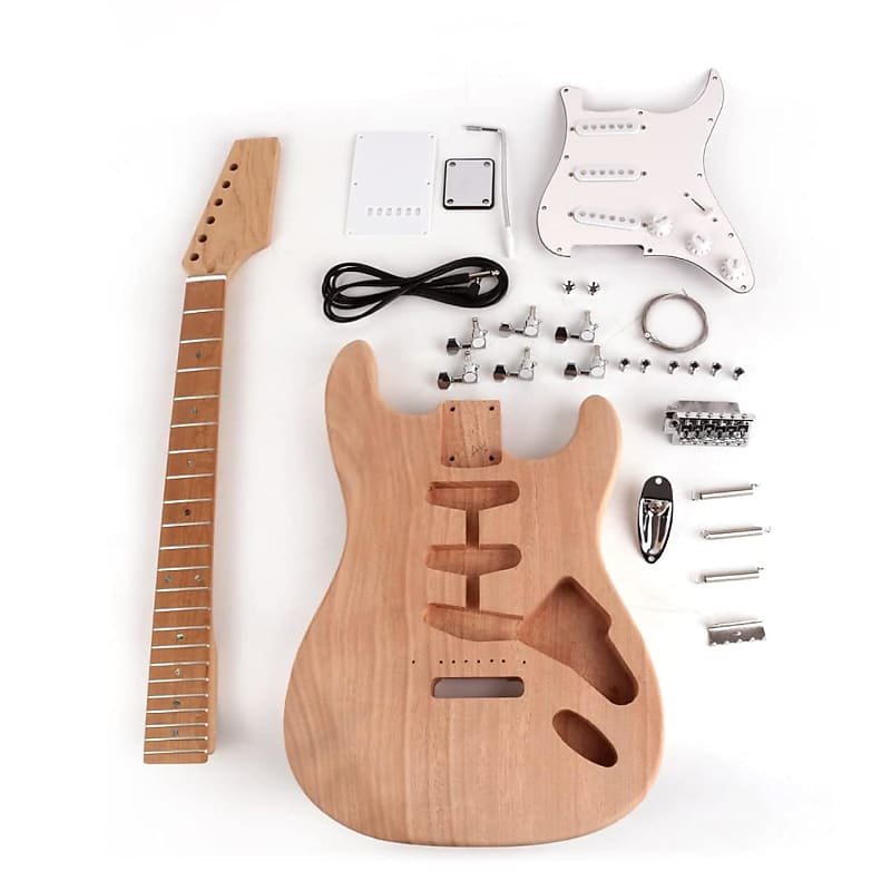 Roasted Neck Canadian Maple Diy Electric Guitar Kit Unfinished