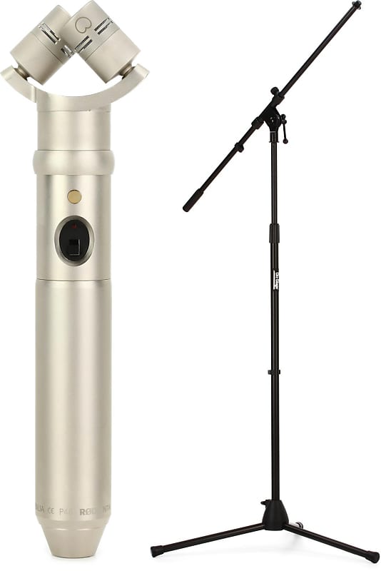 Rode NT4 Stereo X/Y Condenser Microphone Bundle with OnStage Reverb