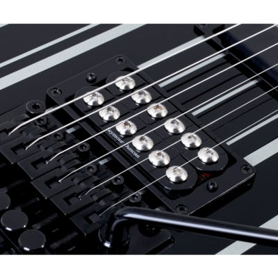 Schecter Synyster Gates Custom-S Signature Guitar - Black/Silver - B-Stock image 4