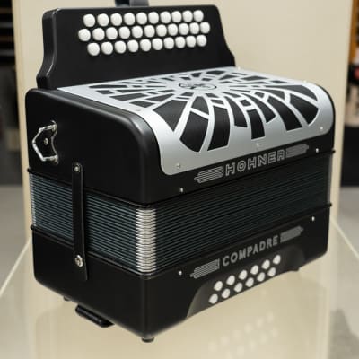 Hohner Compadre Series Accordion G/C/F Black( Available in FBE key) image 8