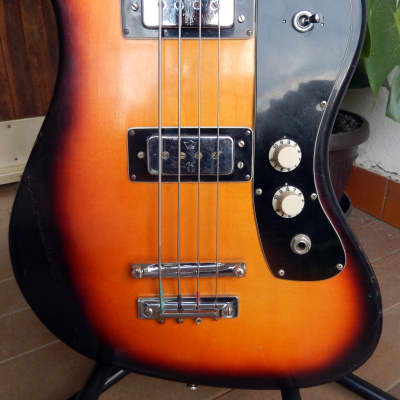Vintage Klira KENTUCKY Jazzmaster Bass Guitar 1960's  Tobacco Brown Sunburst image 3