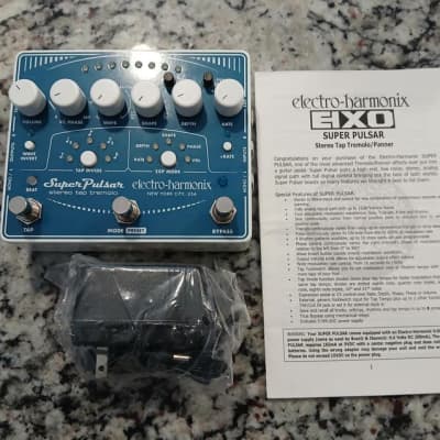 Electro-Harmonix Super Pulsar Stereo Tap Tremolo Pedal