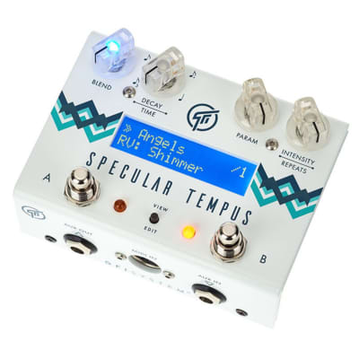 Immagine GFI System Specular Tempus Stereo Delay and Reverb Pedal 32 Presets - 2