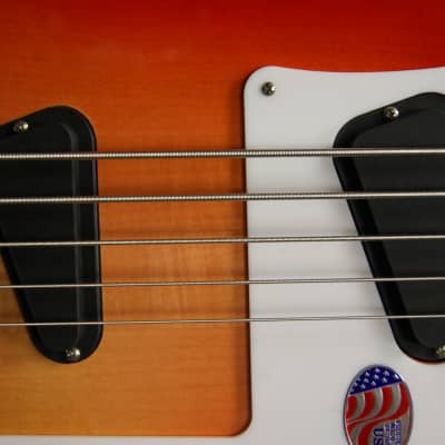 Rickenbacker 4003S 5 string bass guitar in Fireglo finish - Made in USA image 12