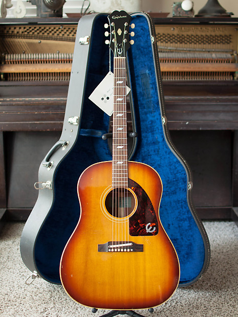 Vintage 1966 Epiphone Texan FT-79 Flat Top Slop Shoulder