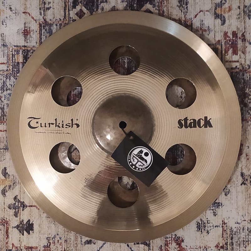 Turkish Cymbals Stack Set 14" Sirius Crash16" Sehzade China Reverb