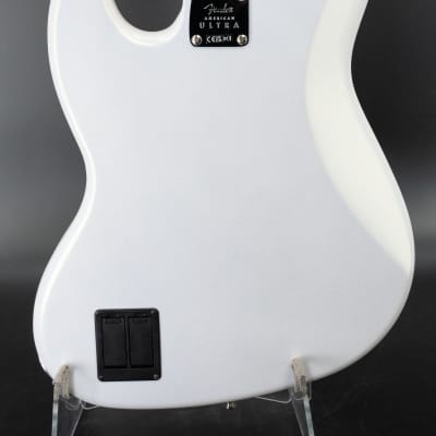 Fender American Ultra Jazz Bass - Rosewood Fingerboard - Arctic Pearl - Ser. US23095695 image 4