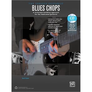 Alfred 00-40263 The Serious Guitarist: Blues Chops Book/CD