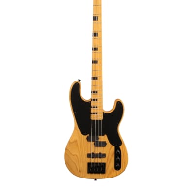 Schecter Model-T Session Bass Guitar Aged Natural Satin image 2