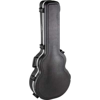 SKB SKB-20 Deluxe Jumbo Acoustic/Archtop Electric Guitar Case Regular Black image 8