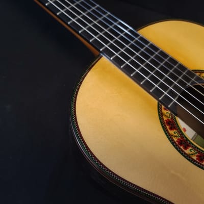 Jose Ramirez Spruce Guitarra del Tiempo Studio Classical Nylon String Guitar w/ Logo'd Hard Case image 13