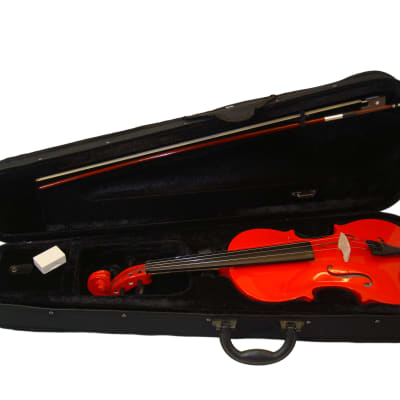 Student Violin 3/4 or 4/4 with Case & Bow 4 Vibrant Colours image 3