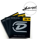 3 Pack | Dunlop DEN0838 Extra Light Nickel Wound Electric Guitar Strings (08-38)