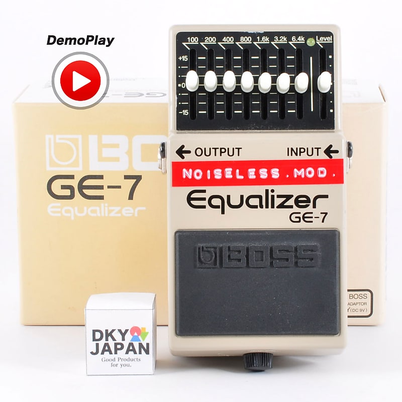 Boss GE-7 Modified Noiseless Equalizer Guitar Effects Pedal
