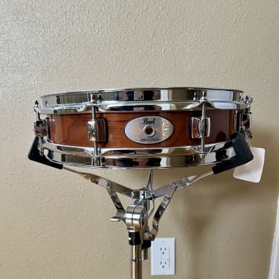 Rare Pearl Mahogany Piccolo Snare Drum 13x3 image 1