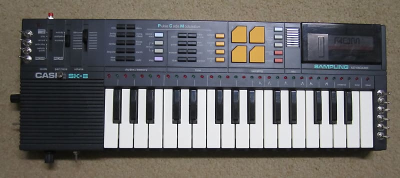 Circuit Bent Concertmate 650 Casio Sk-8 Sampling Experimental Ambient Drone Synthesizer Keyboard RARE image 1