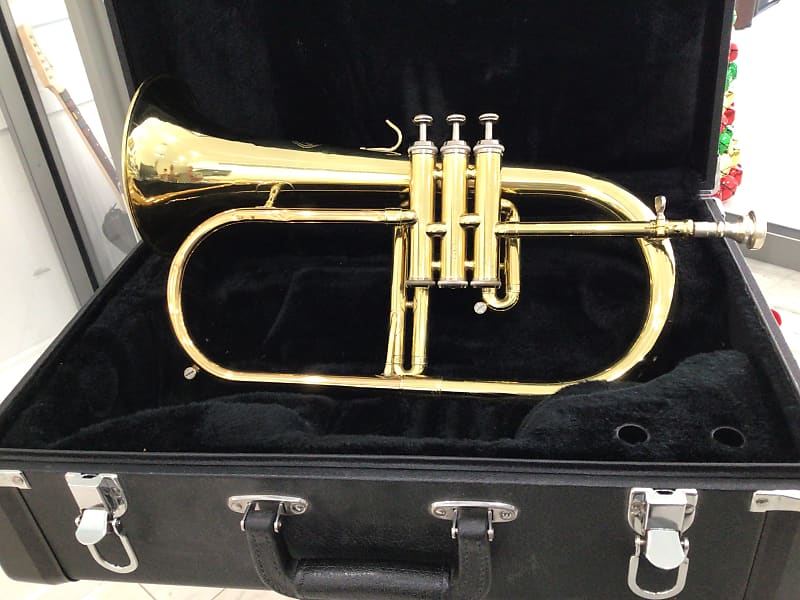 Jupiter JFH 846 Flugelhorn with case With Marcinkiewicz mouth Reverb