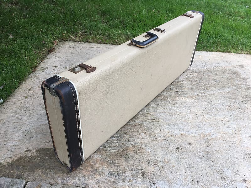 Fender 1963 1964 Stratocaster Telecaster White Blonde Tolex Electric Guitar  Case