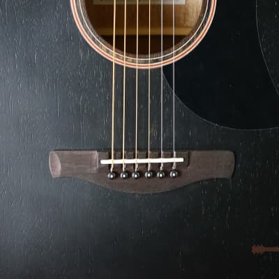 Ibanez AAD190CE-WKH Advanced Acoustic - Weathered Black Open Pore image 5