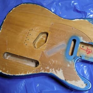 Real Fender Telecaster 1968 Blue Floral Body & Pickguard - Rarest Tele Model & Pickguard Ever? image 1