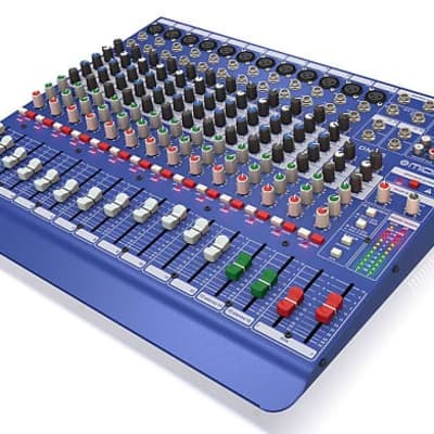 Midas DM16 16-channel Analog Mixer 16-channel Mixer with 12 Mic/Line Channels, 2 Stereo Channels, 3-band EQs, and 2 Aux Sends Free Shipping image 4