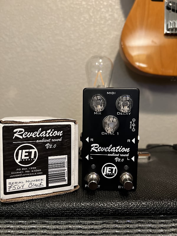 Jet Pedals Revelation Black Reverb
