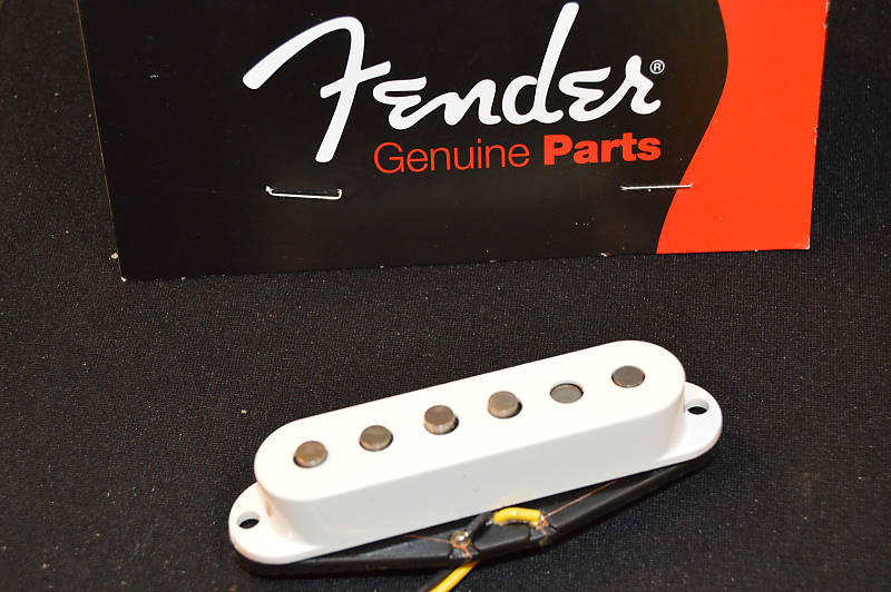 Fender Stratocaster Single Coil US Tex-Mex  2022 White BRIDGE pickup image 1