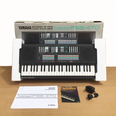 Yamaha PSS-470 FM Synthesizer Keyboard | Clean in Open Box (SEGA, 460)