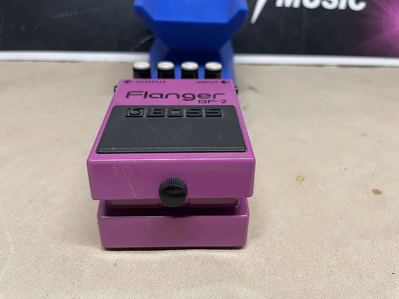 Boss BF-2 Flanger Pedal ( Pink Label - MIT ) 1998 Purple