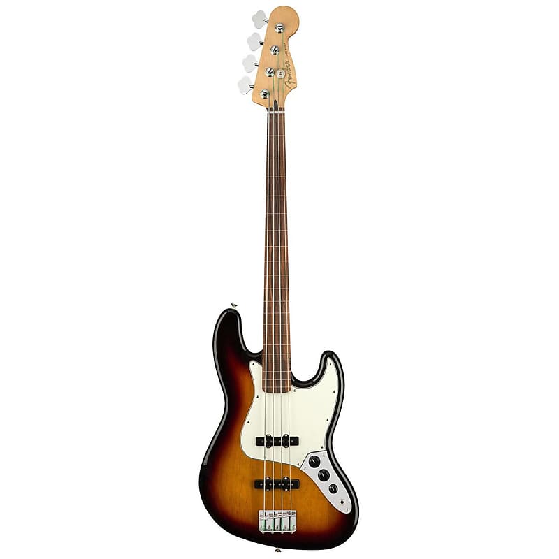 Fender Player Jazz Bass Fretless Bass Guitar (3-Color Sunburst) image 1