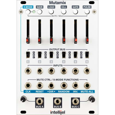 Intellijel Mutamix 6 Channel Audio / CV Mixer Eurorack Synth Module