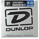 Dunlop DBSBS45125 Super Bright Steel Bass Strings 5-String Medium Gauge Set - 45-125