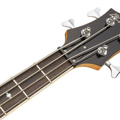B.C.RICH Heritage Classic Mockingbird Bass, 4-String - Quilted Maple Top, Tobacco Burst image 5