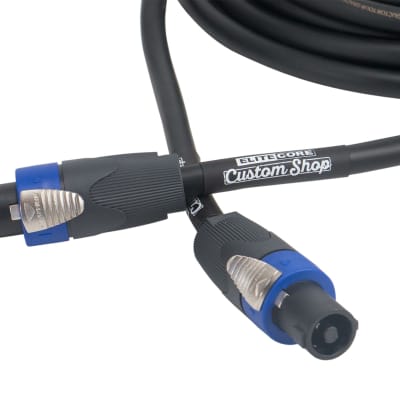 Elite Core 1.5' CSS-2C 2 Conductor 12 AWG Tour Grade NTK-QTR Speaker Cable Genuine NL2FX Connectors image 1