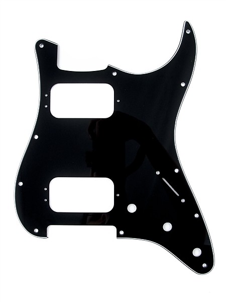 Fender Stratocaster HH 11-Hole Pickguard 3-Ply image 1