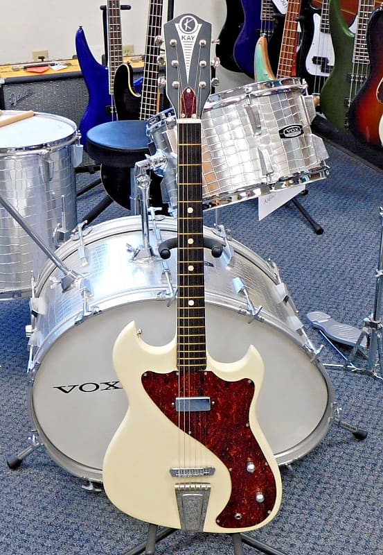 Vintage 1960's Kay Solid Body Electric Guitar! VERY NICE!!! Reverb