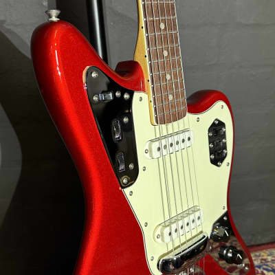 + Video Fender 1965 Candy Apple Red Matching Headstock With Neck Binding Guitarsmith Custom Guitar image 4