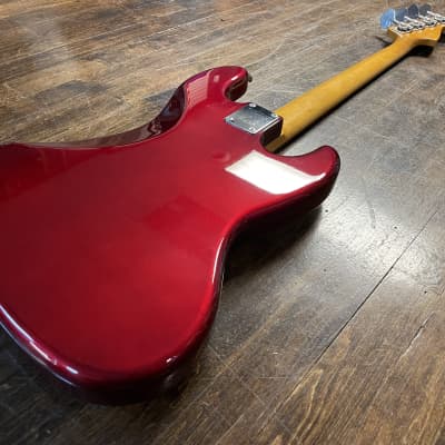 2010 Fender JB-62 LH Jazz Bass Reissue Left-Handed Candy Apple Red MIJ Japan image 10