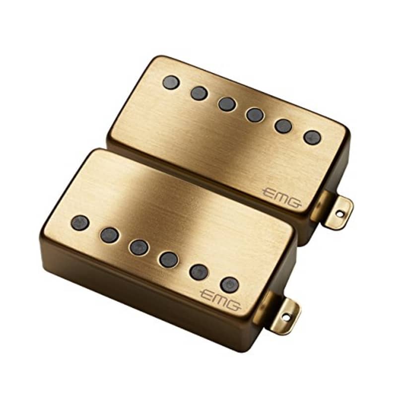 EMG JH Set Metal Works James Hetfield Signature Humbucker Guitar Pickup Set  - Gold | Reverb