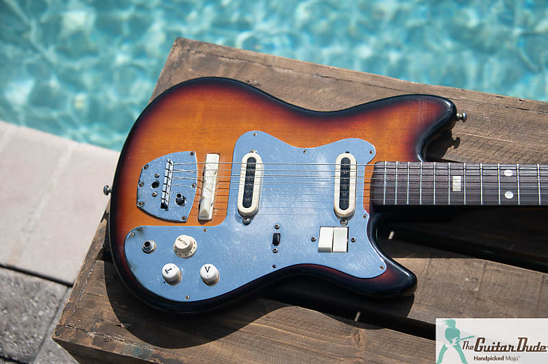 Vintage 1960'd Guyatone LG-65T - Tobacco Sunburst - KILLER TONE - Demo  Video - Check it Out!!
