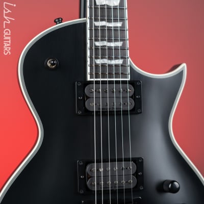 ESP E-II Eclipse EverTune Electric Guitar Black Satin image 3