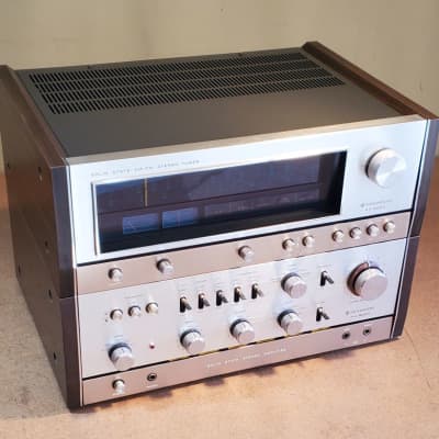 Kenwood KA-8004 & KT-8005 Amp Amplifier & Tuner Combo 1973 Silver