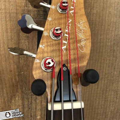 Alien Audio Constellation 434 DP 4-String 21-Fret Bass Guitar Natural 2017 w/ Gig Bag USA image 4