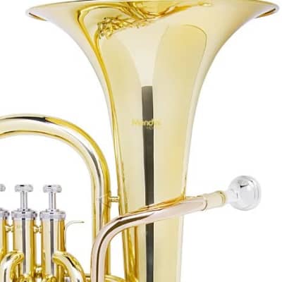 Mendini MBR-30 Intermediate Brass B Flat Baritone with Stainless Steel Pistons image 4