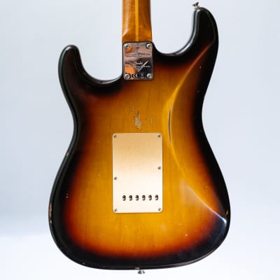 Fender Custom Shop Roasted '56 Stratocaster Relic 2022 - Faded Aged 2-Tone Sunburst image 7