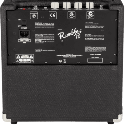 Fender Rumble 15 V3 15-Watt 1x8" Bass Combo image 3