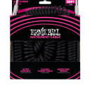 Ernie Ball 30' Classic Coiled Straight to Angle 1/4" Cable, Black