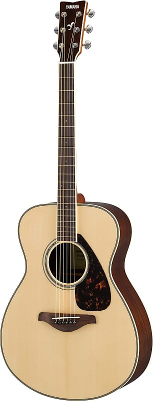 Yamaha FS830 Solid Spruce Top Concert Acoustic Guitar Natural image 1