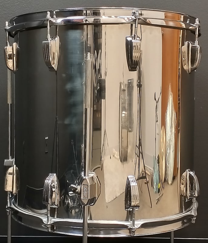 Ludwig Stainless Steel Drums - 24/13/16/18. First post so here's my kit.  Premier 2003 snare : r/drums